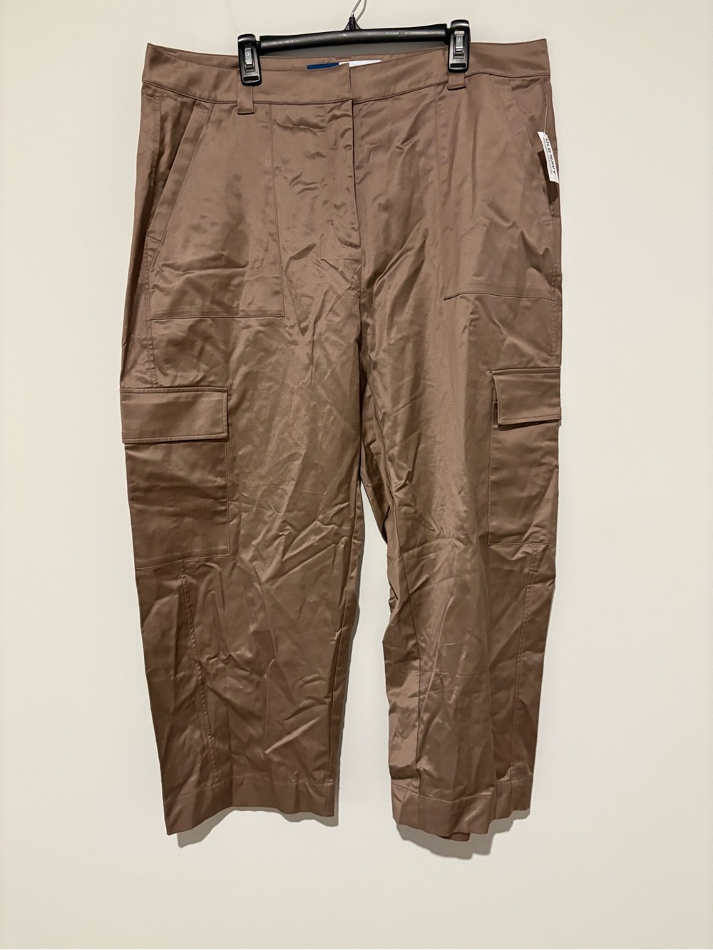 Old Navy cargo Straight‎ High Rise Trousers satin shine marvelous dahling 18